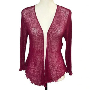 Kimberly’s Travels One Size stretch knit versatile cardigan